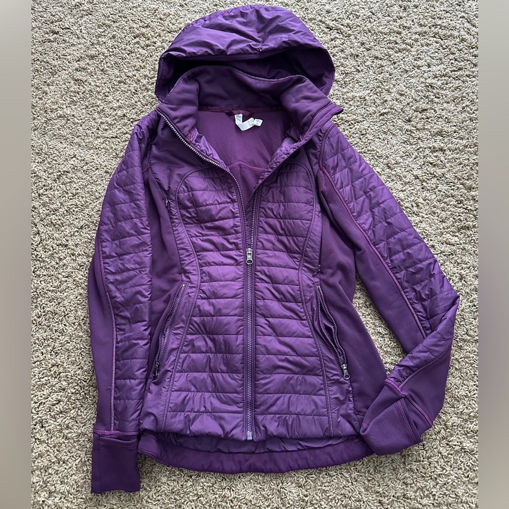 Lululemon First Mile Jacket Darkest Magenta